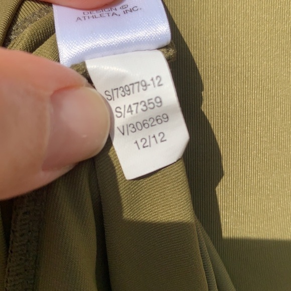 ATHLETA Kokomo Olive Green Dress - Picture 13 of 16